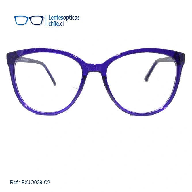 FXJO028-C2 - Anteojos Ópticos TR90, Estilo Redondo - Jorgio
