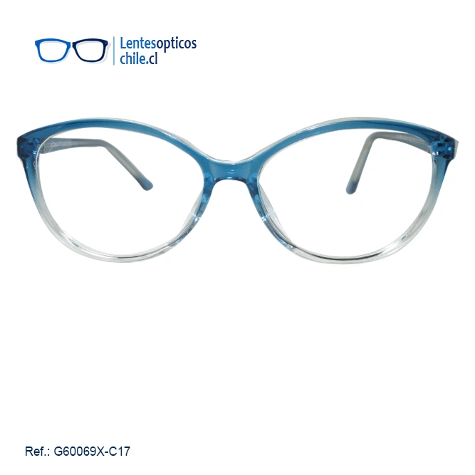 G60069X-C17 - Anteojos Ópticos TR90, Estilo Redondo - Gattizoni