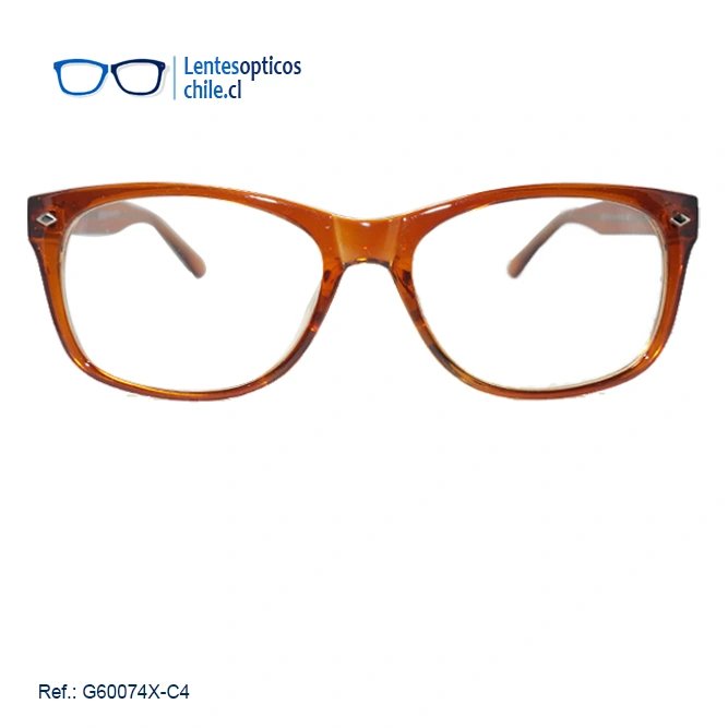 G60074X-C4 - Anteojos Ópticos, Estilo Rectangular - Gattizoni