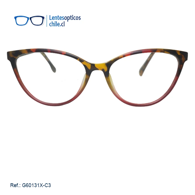 G60131X-C3 - Anteojos Ópticos TR90, Estilo Agatado - Gattizoni