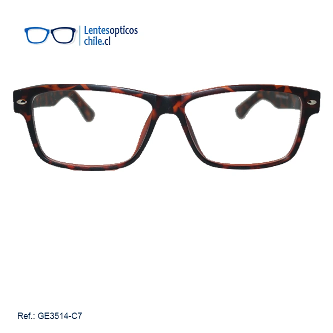 GE3514-C7 - Anteojos Ópticos, Estilo Rectangular - George