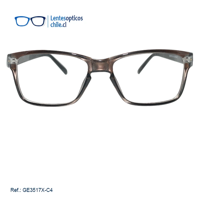 GE3517X-C4 - Anteojos Ópticos TR90, Estilo rectangular - George
