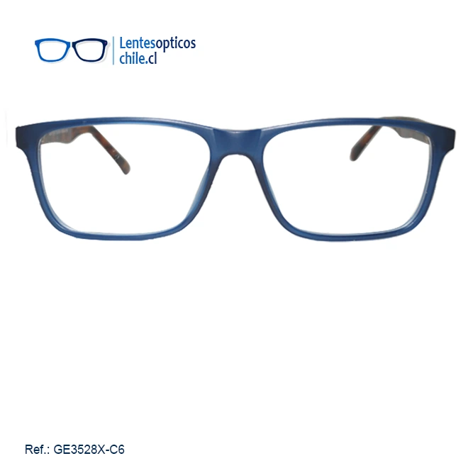 GE3528X-C6 - Anteojos Ópticos TR90, Estilo rectangular - George